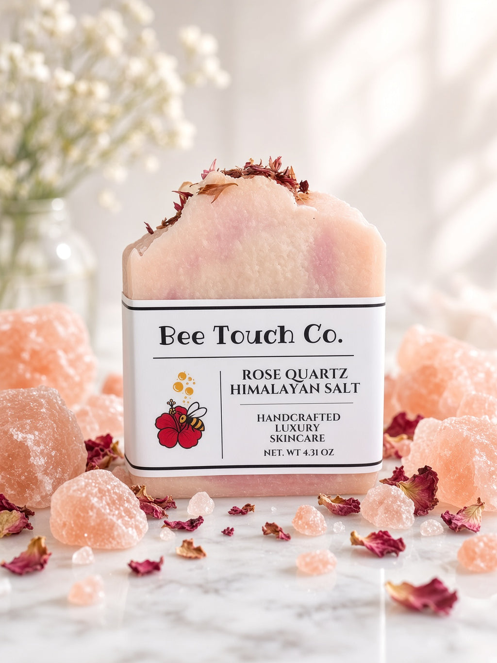 Rose Quartz Himalayan Salt