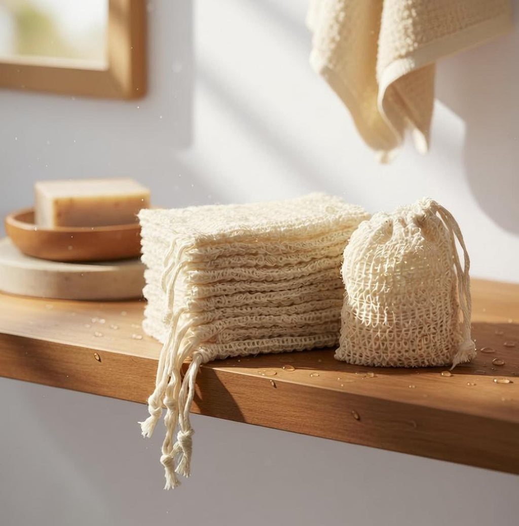 Natural Sisal Soap Saver Bag