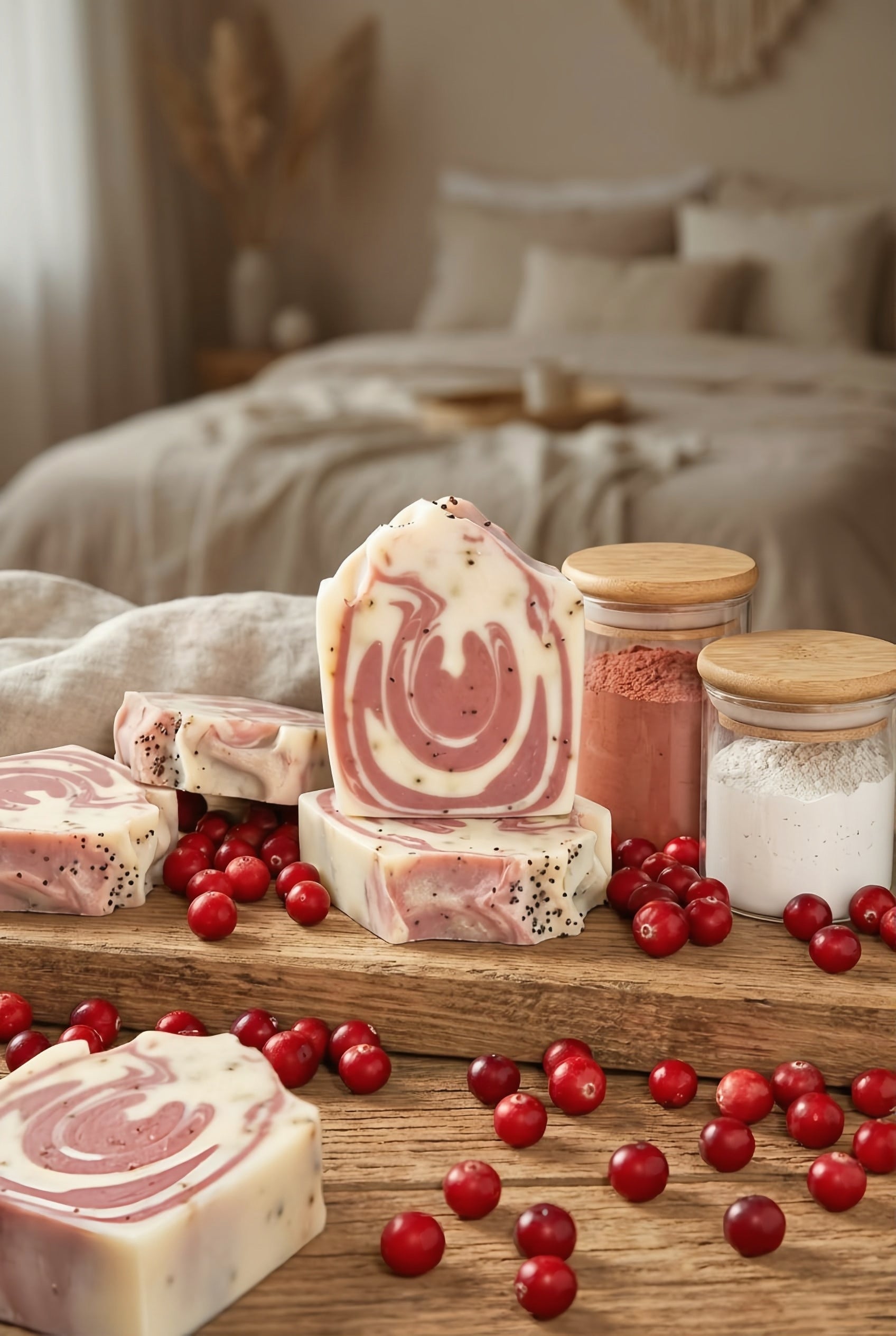 Cranberry, Tallow & Moroccan Clay