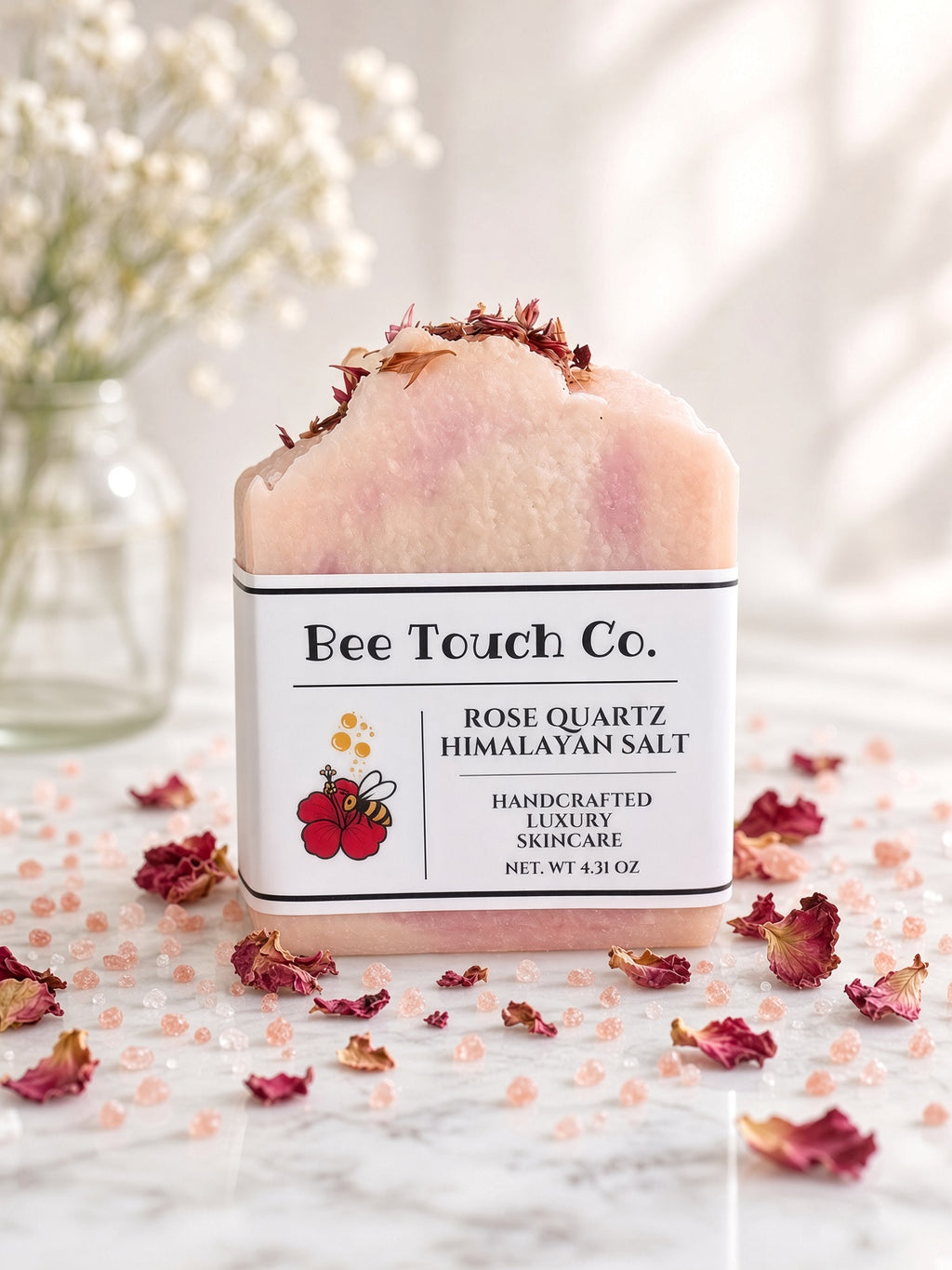 Rose Quartz Himalayan Salt